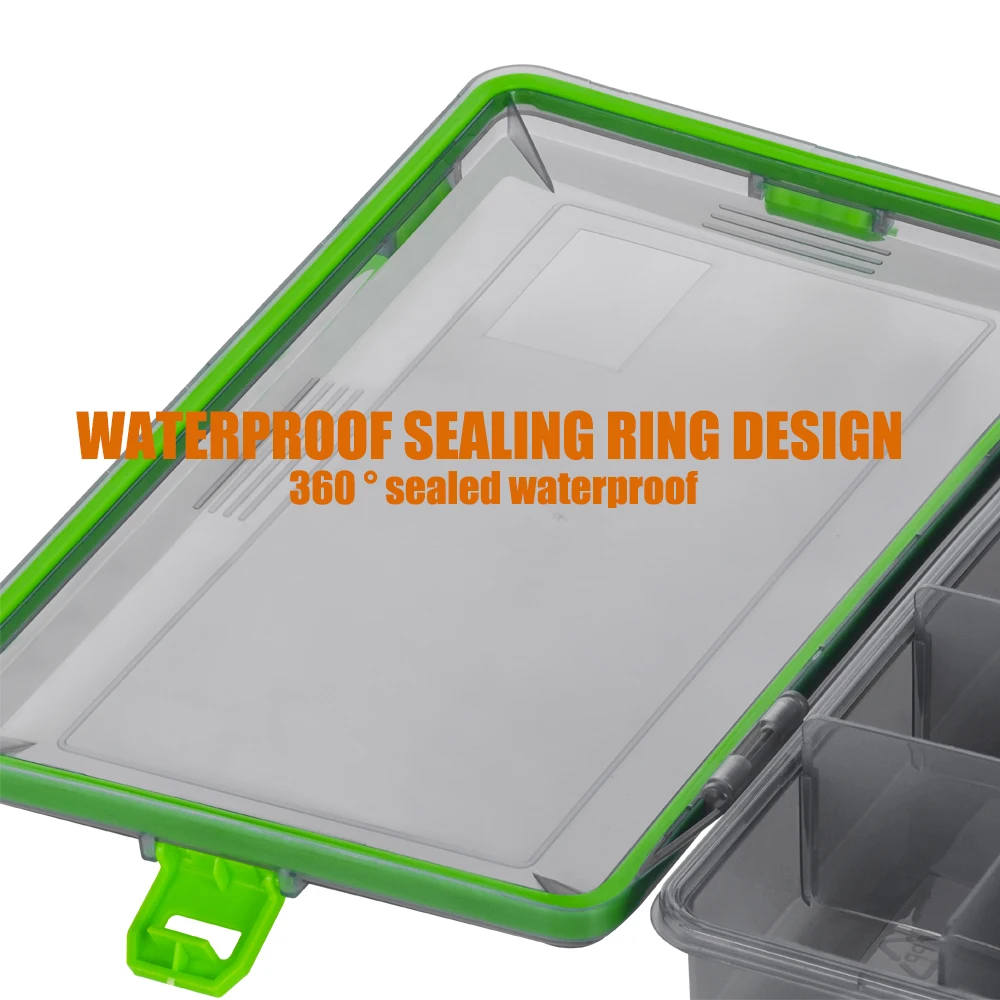 SAMOLLA Angelgerät Wasserdichte Box Köder Lagerung Haken Boxen 3