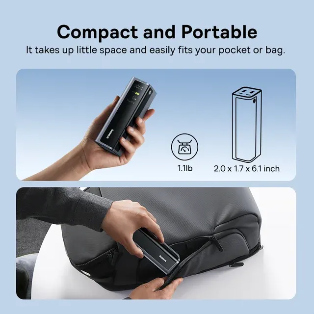 Tragbare Power Bank 20800mAh mit Digitalanzeige 4