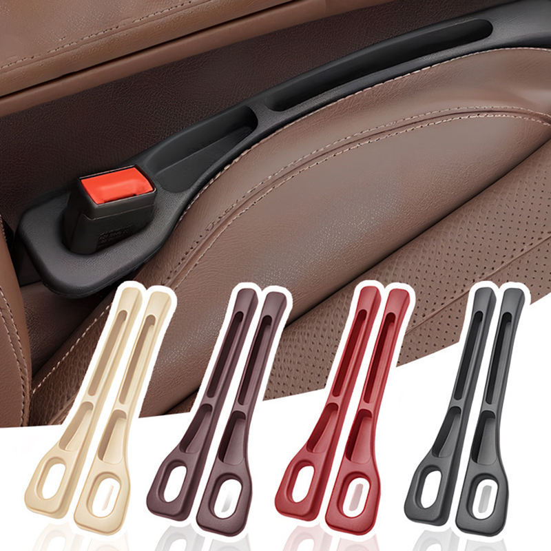 2pcs Car Seat Gap Filler Console Organizer Crevice