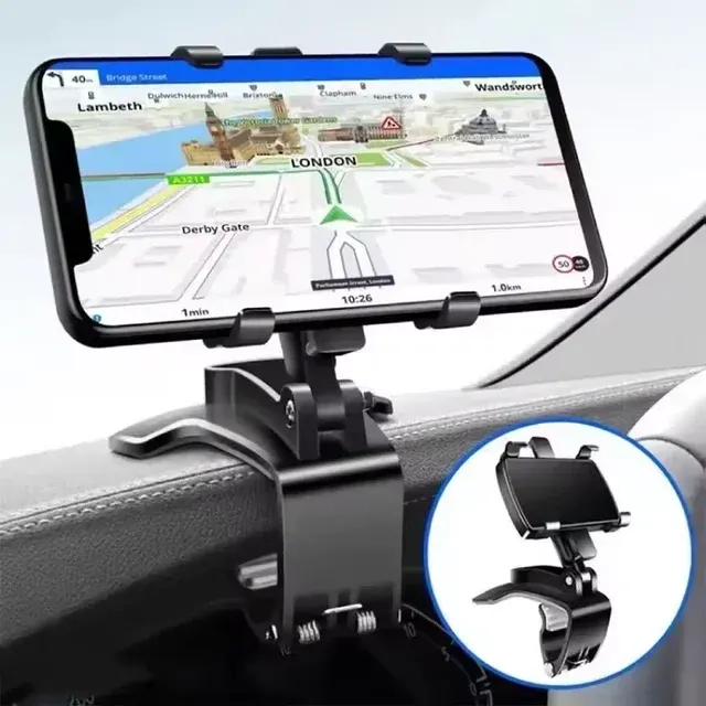 Universal Car Phone Mount with Dashboard Clip 3
