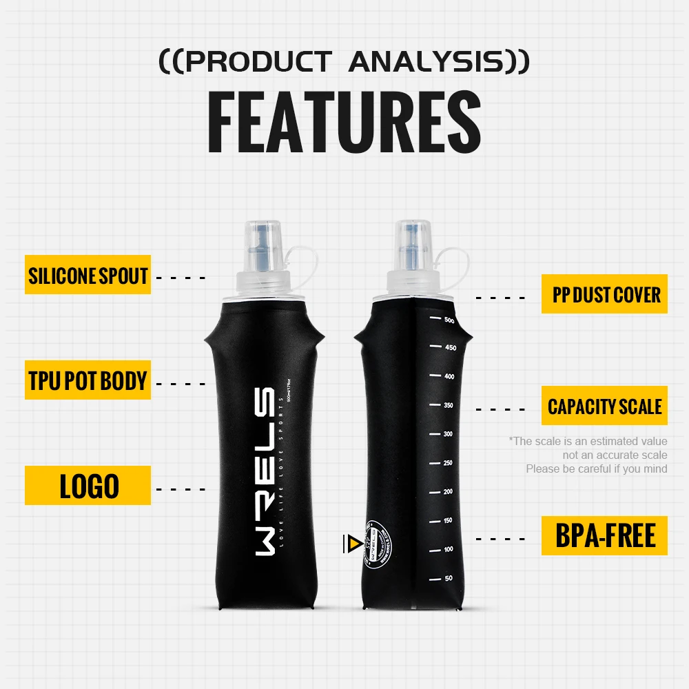 Faltbare Quetschflasche aus TPU