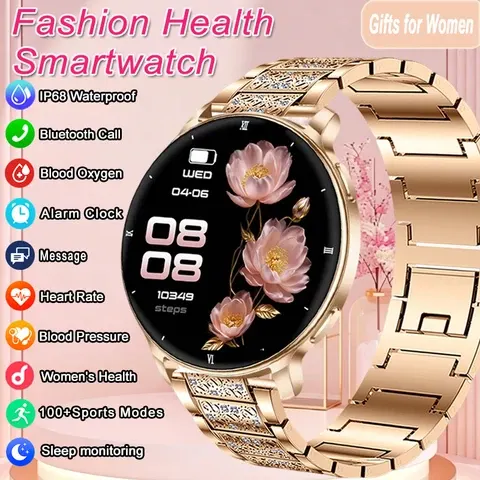 Neue Ultra-Dünne Gesundheitsüberwachungs-Smartwatch für Frauen 1 32-Zoll HD-Großbildschirm