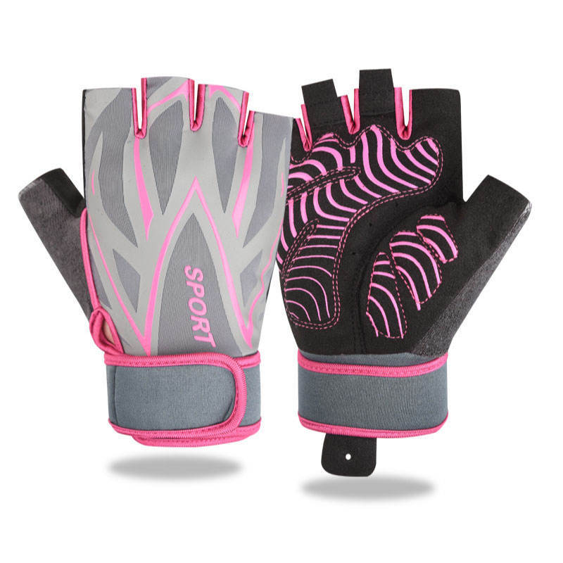 Design Non-Slip Half-Finger Fitness Gloves for Gym Training 2