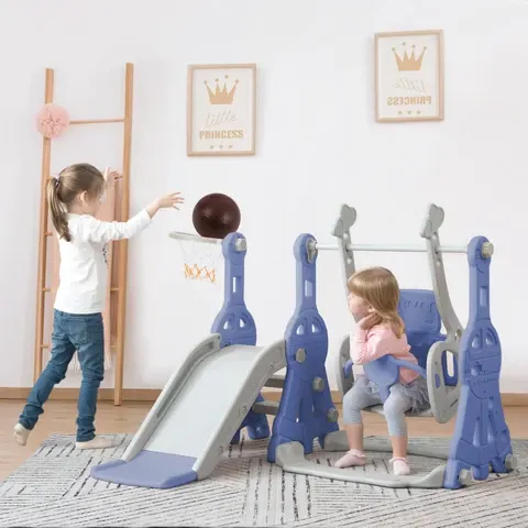 kids slide swing set