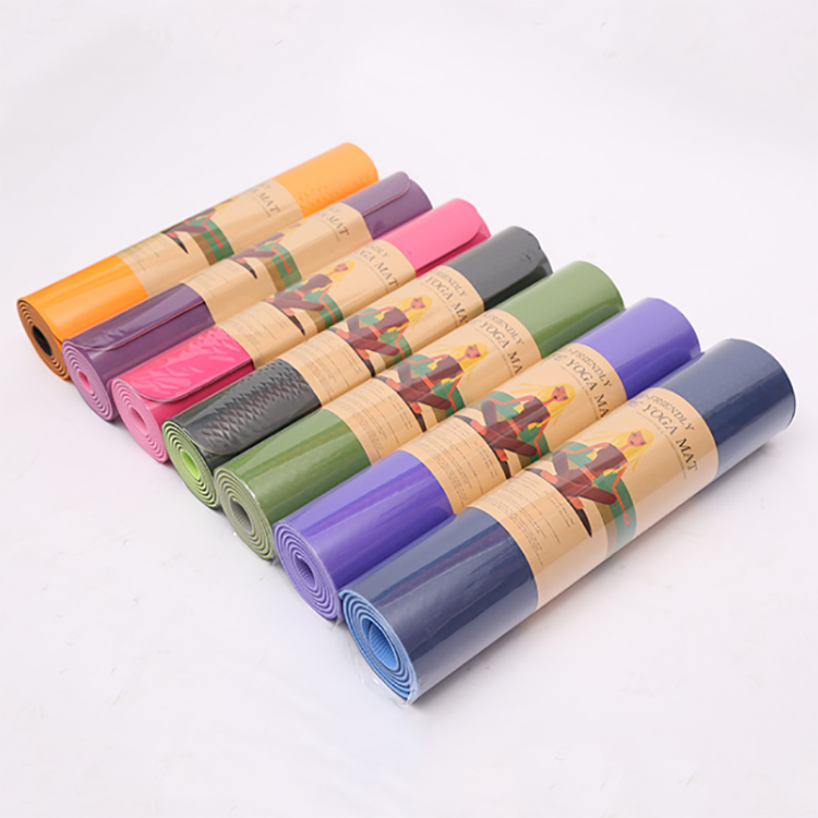 Double Layer Extra Thick TPE Yoga Mat Non 2