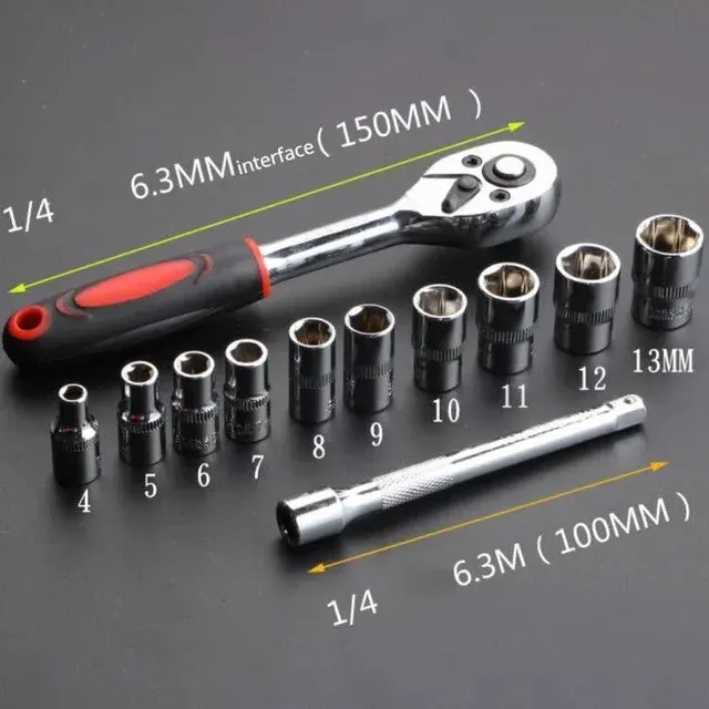 12-Piece Socket Wrench Set for Workshop 4