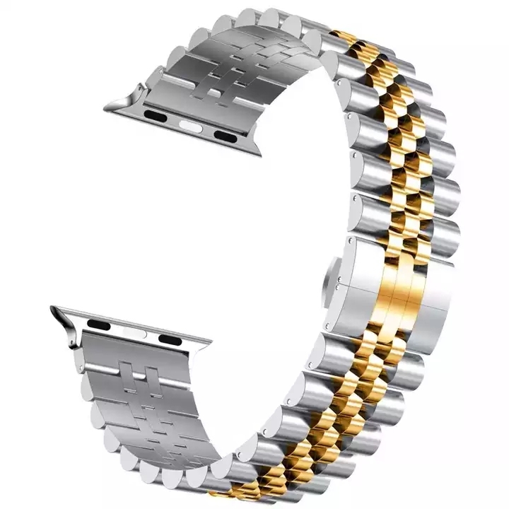 Watch Strap 5 Beads 304 Stainless Steel Metal