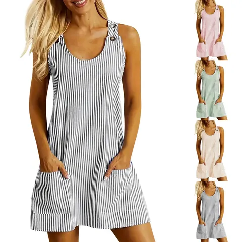 Striped Mini Dress