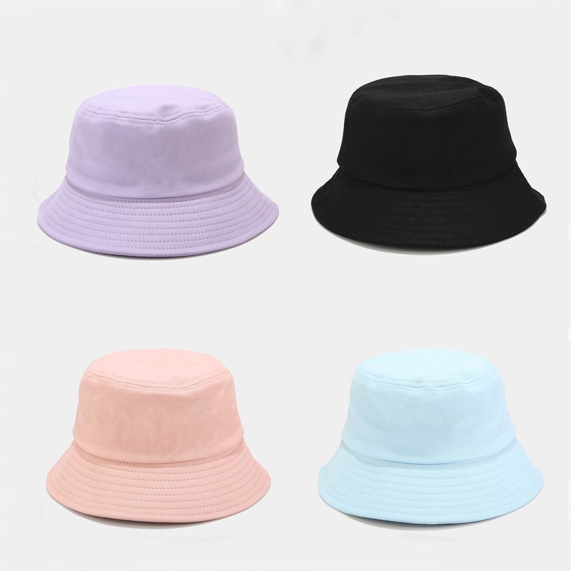 Satin-Fischerhut im Macaron-Stil