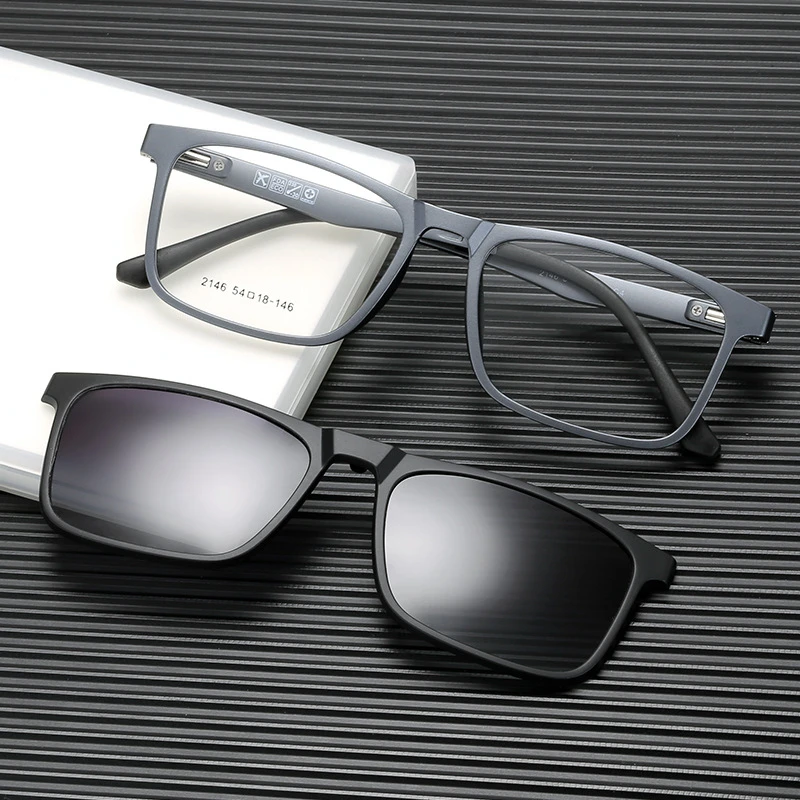 YIMARUILI Neue Mode Ultra Licht Magnetische Sonnenbrille Hohe