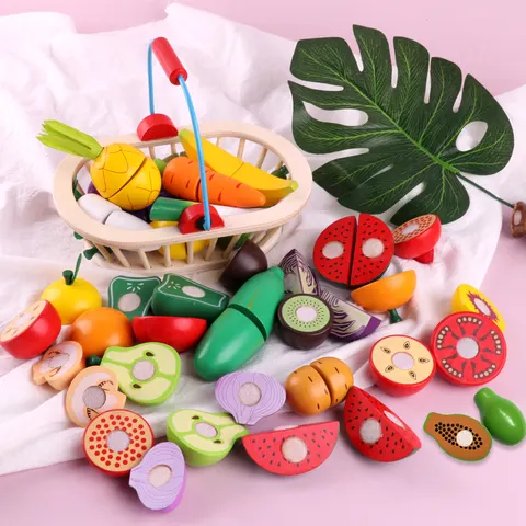 Wooden Toy Food Set