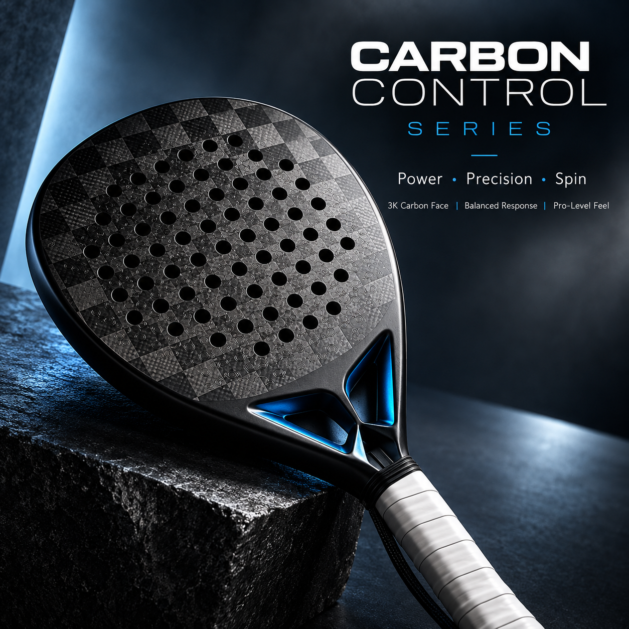 Carbon Diamond Padel Racket with EVA Core 2