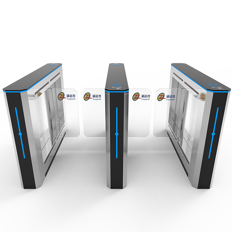 Waist-High RFID Swing Gate Turnstile 4