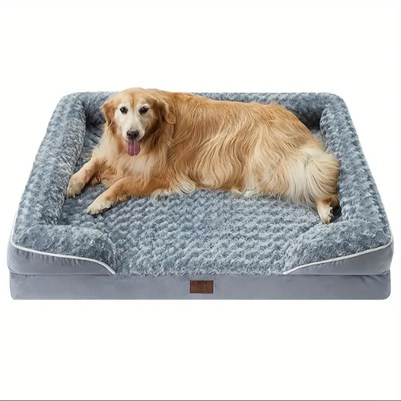 Waschbares Samt-Hundebett im Sofa-Stil
