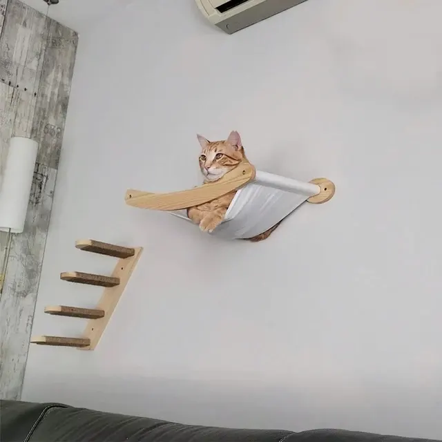 Wall-Mounted Cat Hammock 4