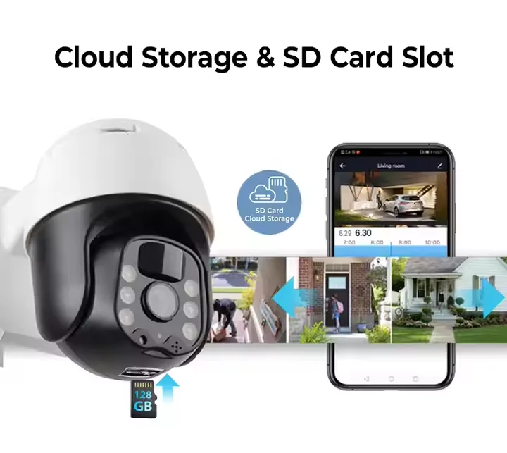 Solar Outdoor Sicherheitskamera 4MP mit 5G WLAN 2