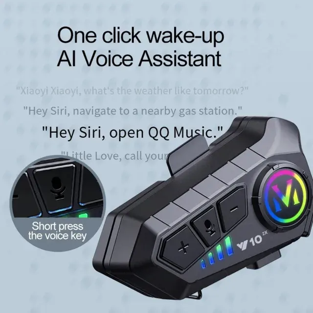 Two-Rider Motorcycle Helmet Intercom Walkie-Talkie 2