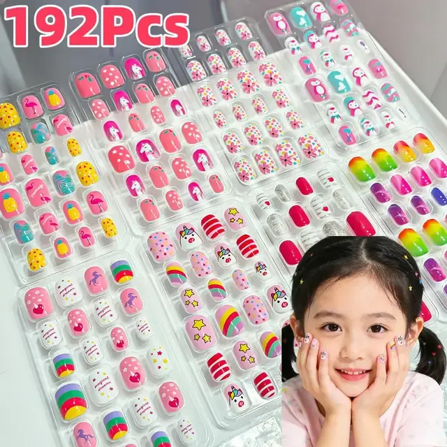 kids press-on nails 1
