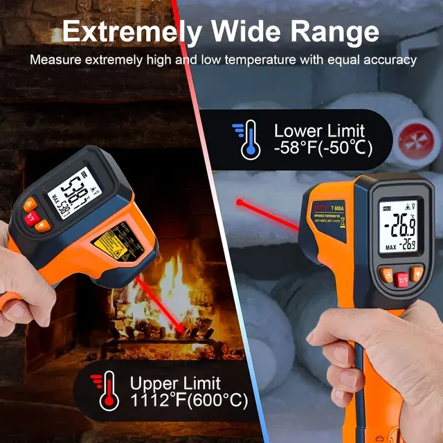 Non-Contact Infrared Thermometer up to 600 °C 4
