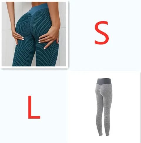 Seamless High Waist Plaid Leggings