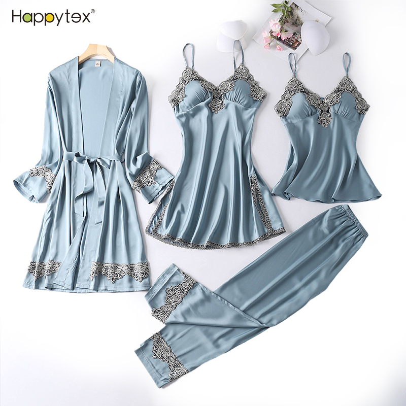 Lace Satin Nightwear Set for Women 3