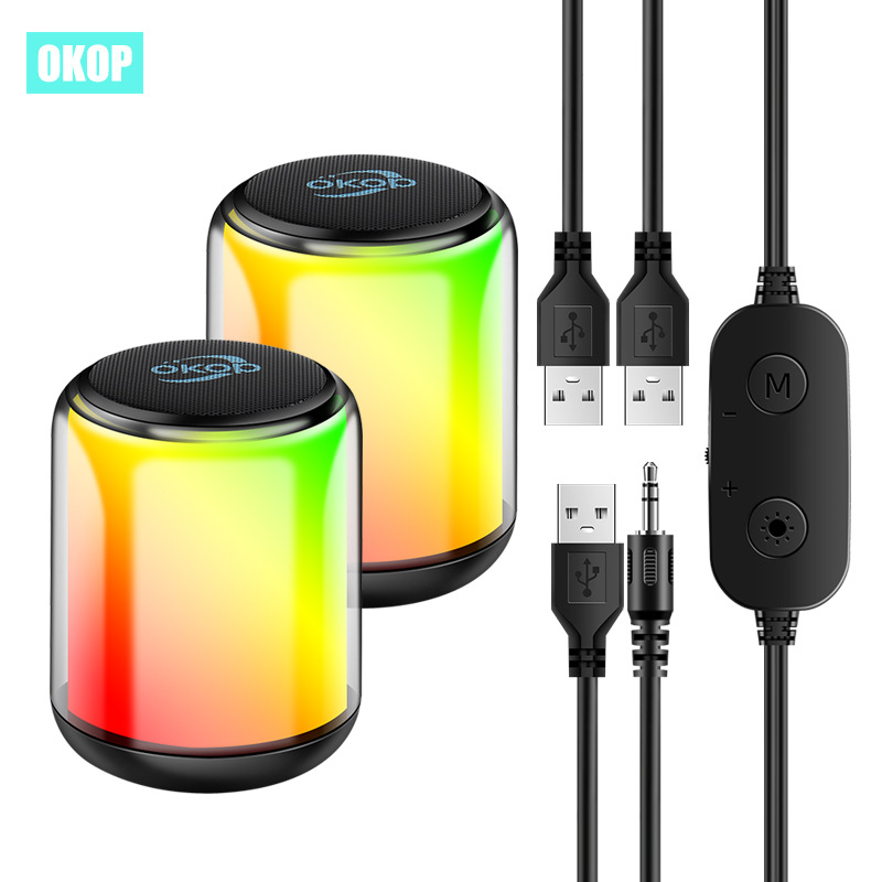 KP-550 Bluetooth Speaker With RGB Ambient Lighting Cross-Border