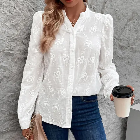 Women's Jacquard Blouse