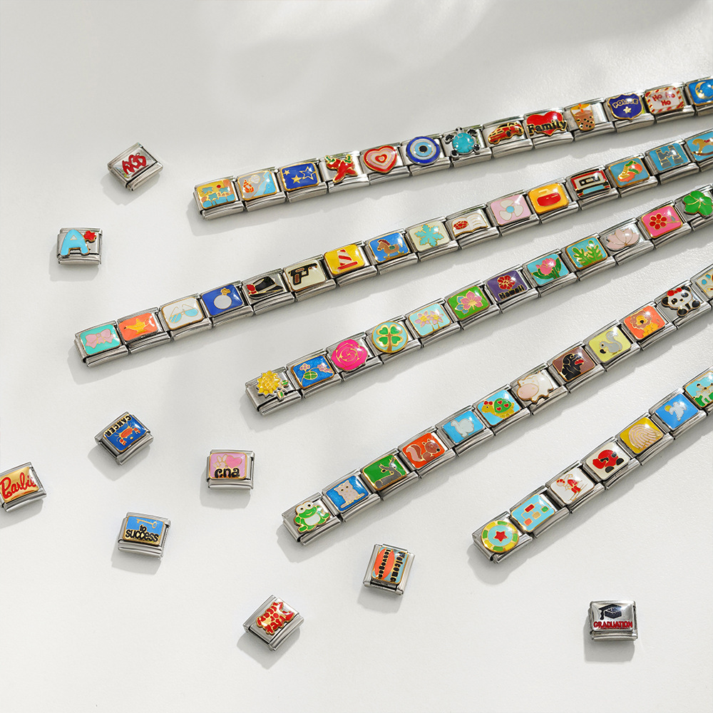 Stainless Steel Waterproof Charm Watch Strap Colorful 2