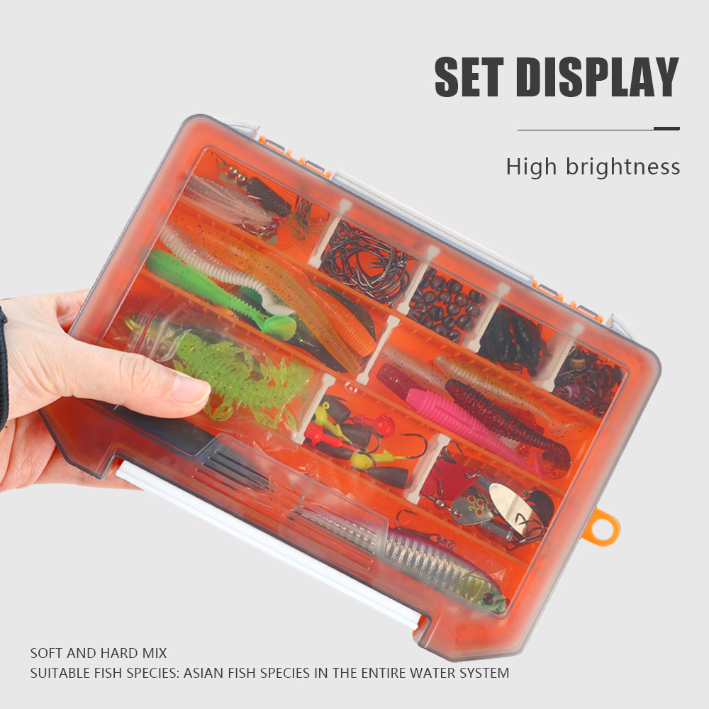 137-Piece Fishing Tackle Kit Soft Baits 4