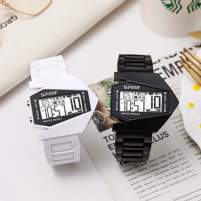 Kids Airplane Sports Watch with Night Light 1