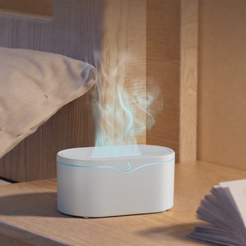 Simulation Flame Humidifier Aromatherapy Machine Usb Ultrasonic Essential 4