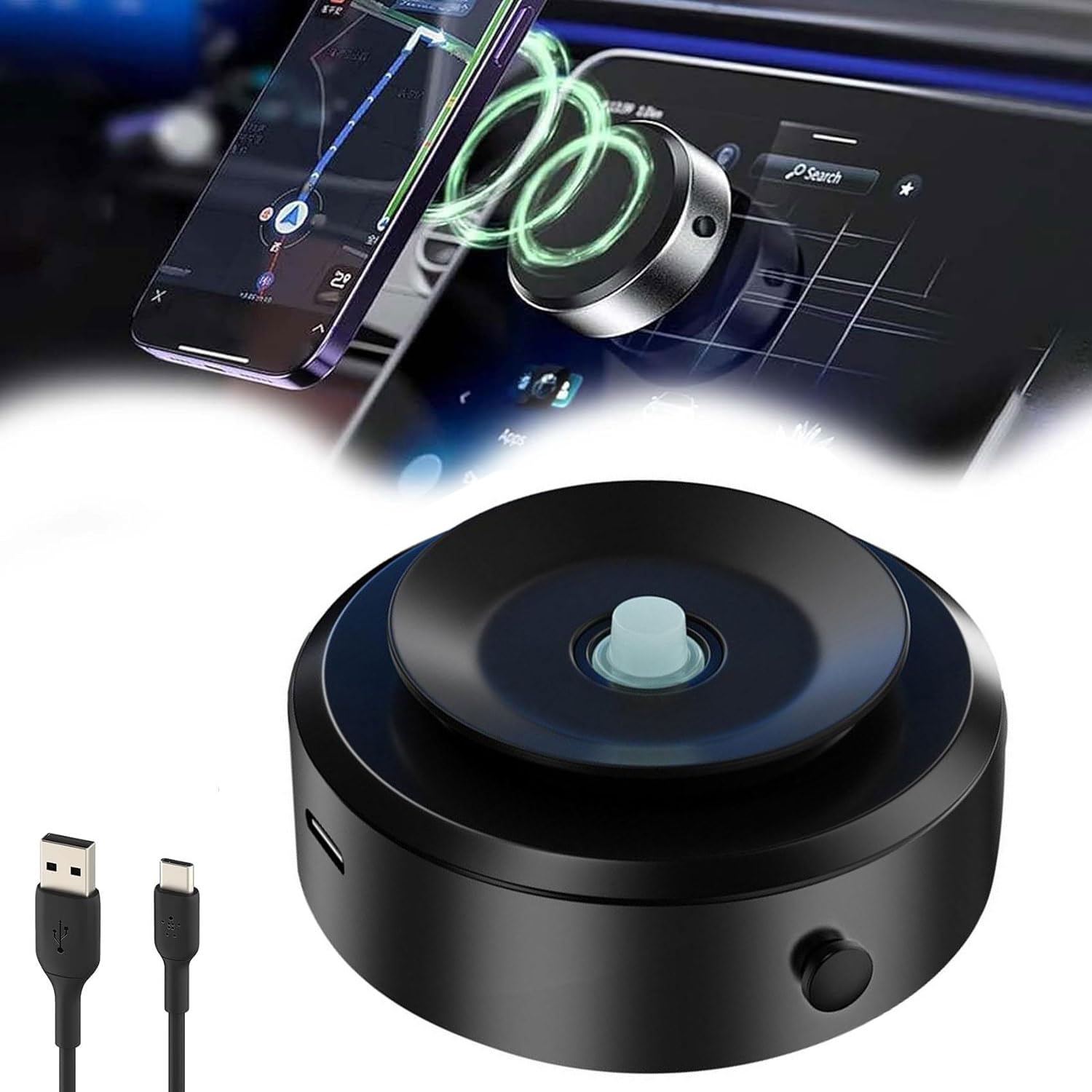 Intelligent Mobile Phone Holder Double-Sided Car Mount Magnetic