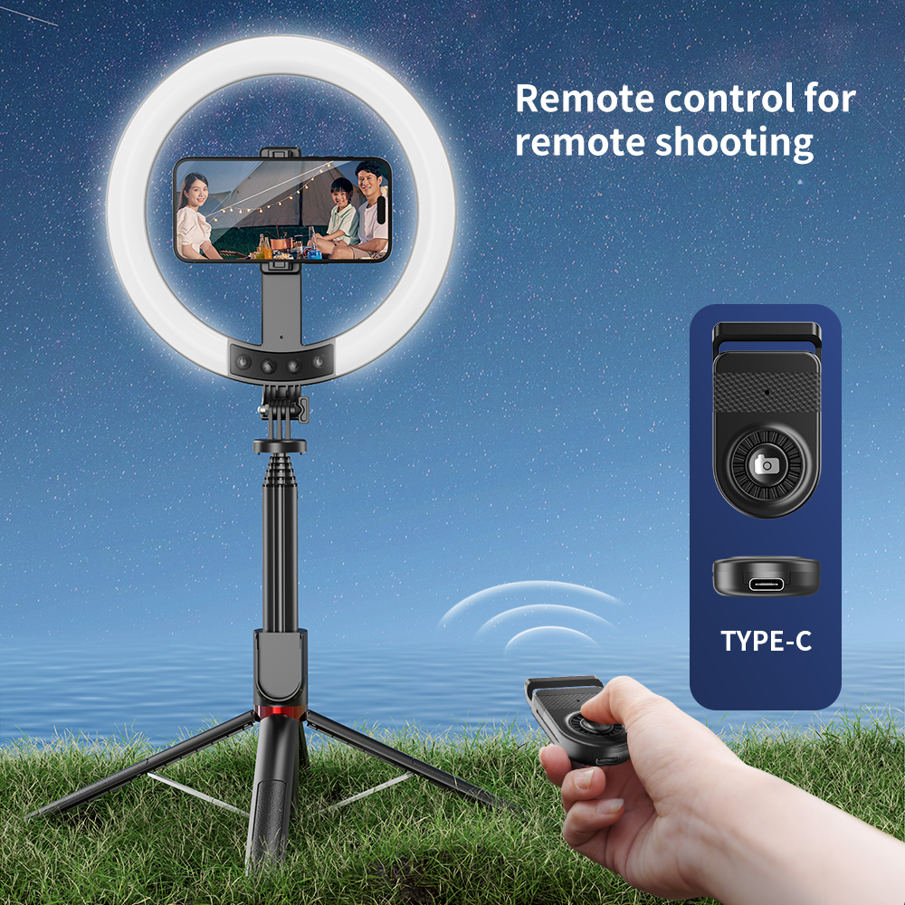 2.3m LED Ring Light with Tripod Stand 4