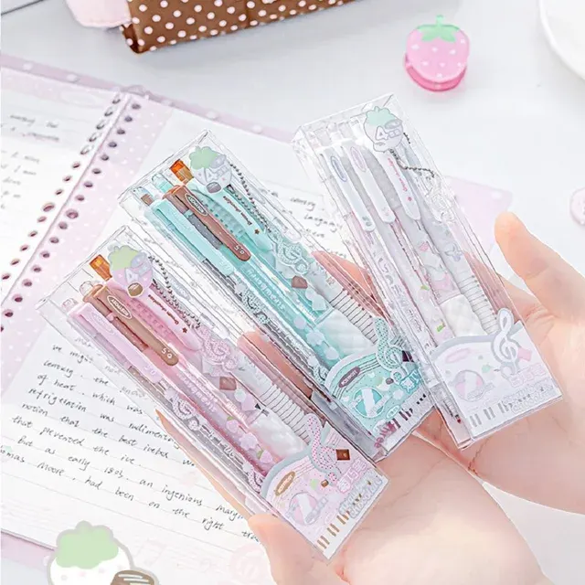 Gel Pen Set With Eraser 2