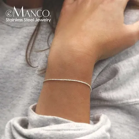 Silver Twisted Rope Chain Bracelet