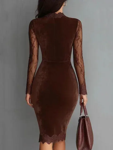 Spitzen-Abendkleid 2