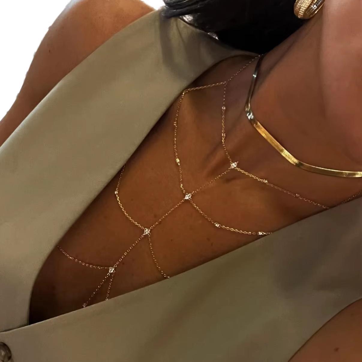 Summer Dancing Party Sexy Body Chain for Women
