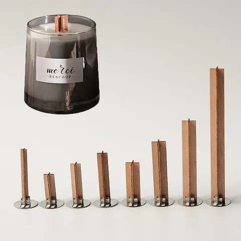 Kreuz-Holzkerzendocht-Set