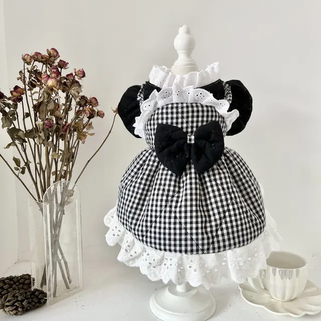Cat's Winter Quilted Thousand Bird Ge Malzisbomi Dress 1
