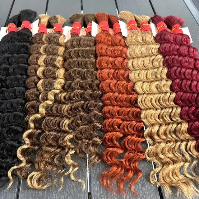 Deep Wave Human Hair Bulk 3