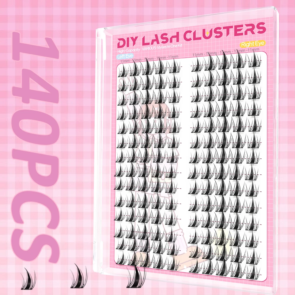 140 Pieces Fairy Manga Lashes 8-18mm 4