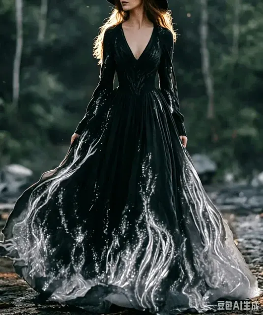 Gothic-Maxikleid 4