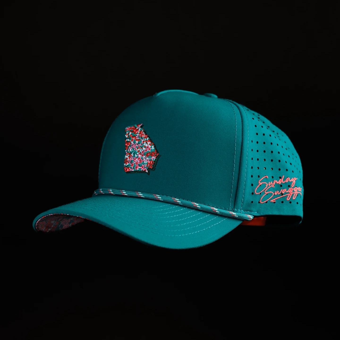 Wasserdichter 5-Panel Golfhut aus Polyester