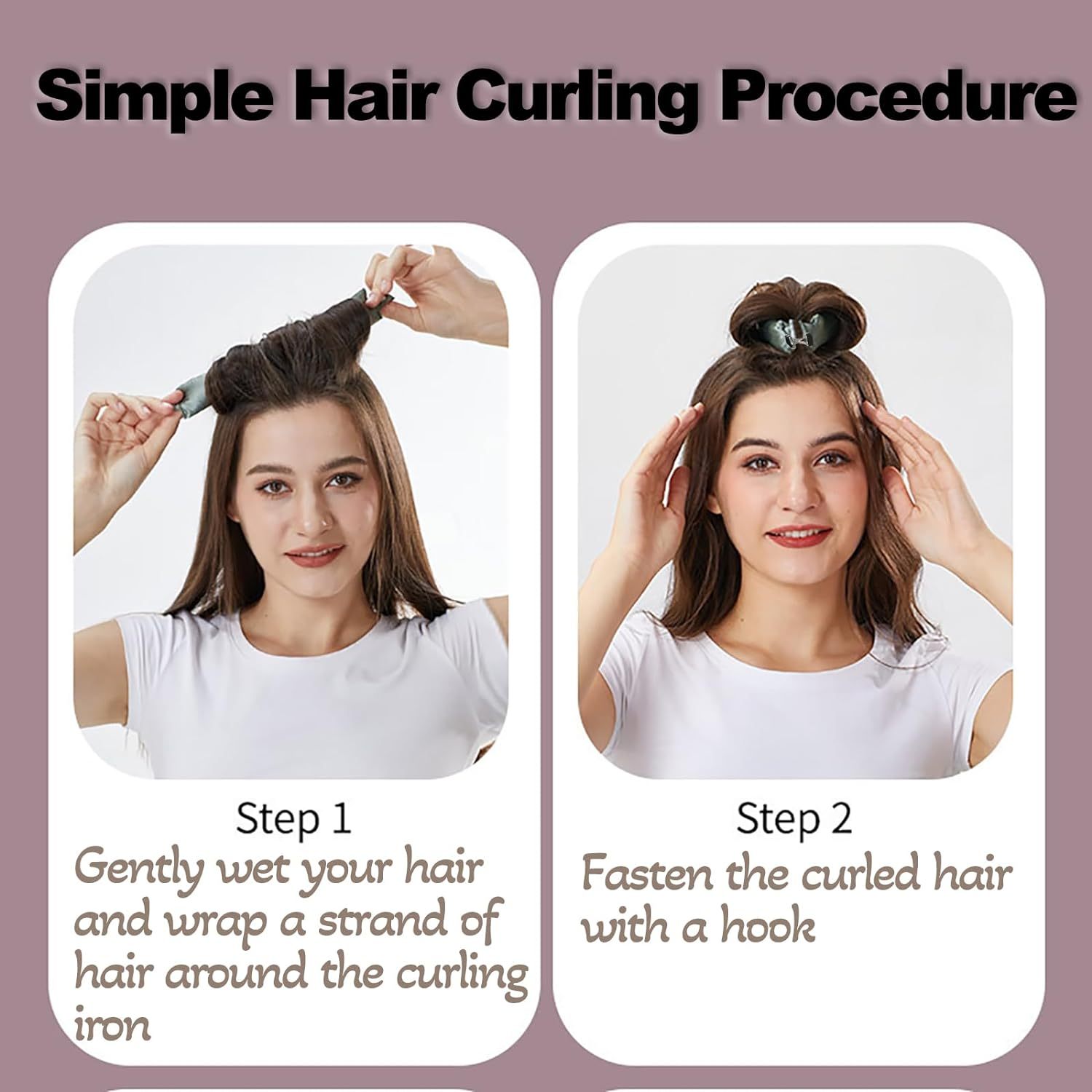 Flexible Heatless Curling Rods with Hook 3