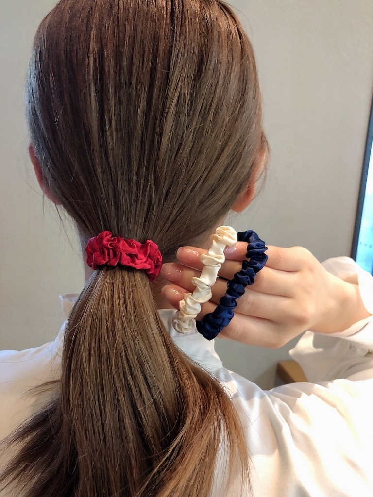 6-Pack Satin Polka Dot Scrunchie Set 3
