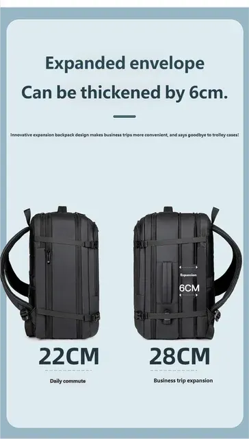 Waterproof 15.6 Inch Laptop Backpack with USB 3