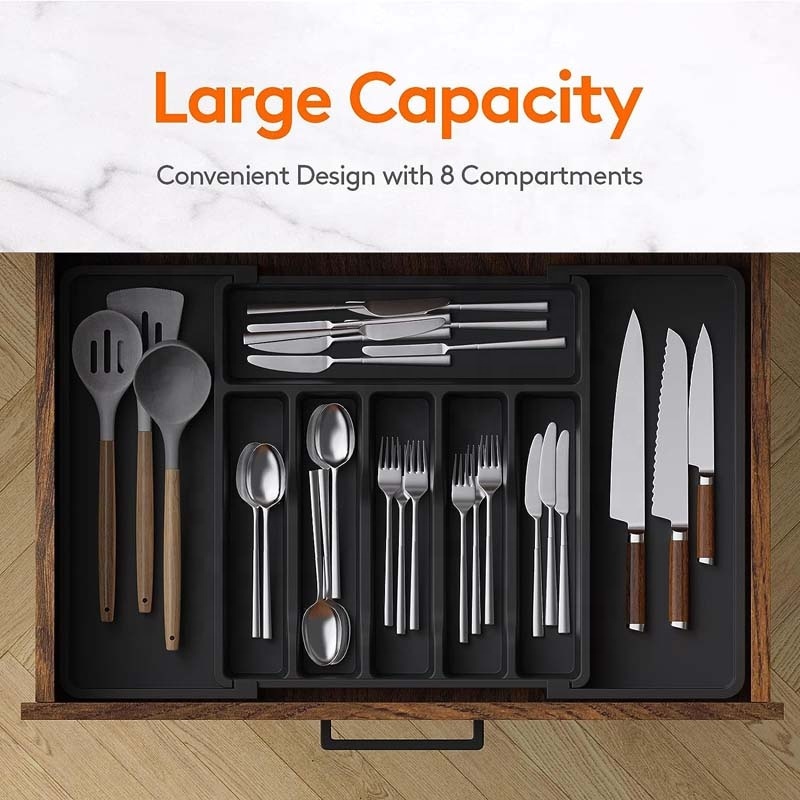 Expandable Drawer Cutlery Organizer Tray 3