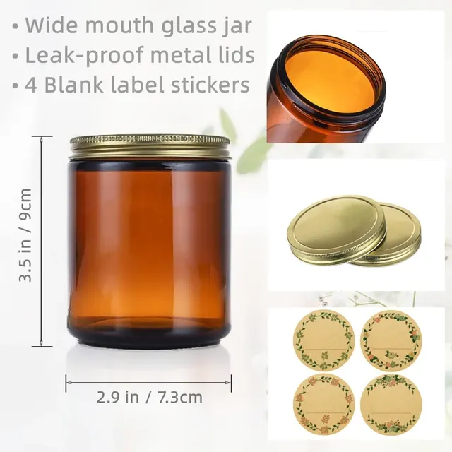 Brown Candle Glass 2
