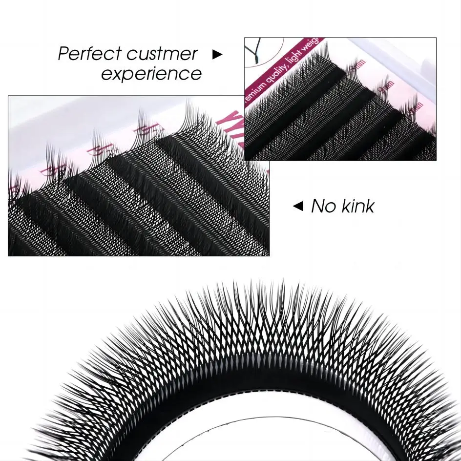 FADVAN YY-Form Wimpernverlängerung 0 05 07 Weiche Premium-Falsche 4