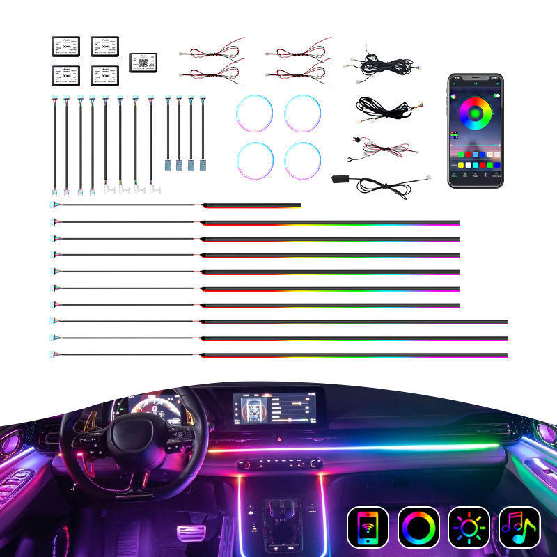 Acrylic LED Neon Car Interior Strip